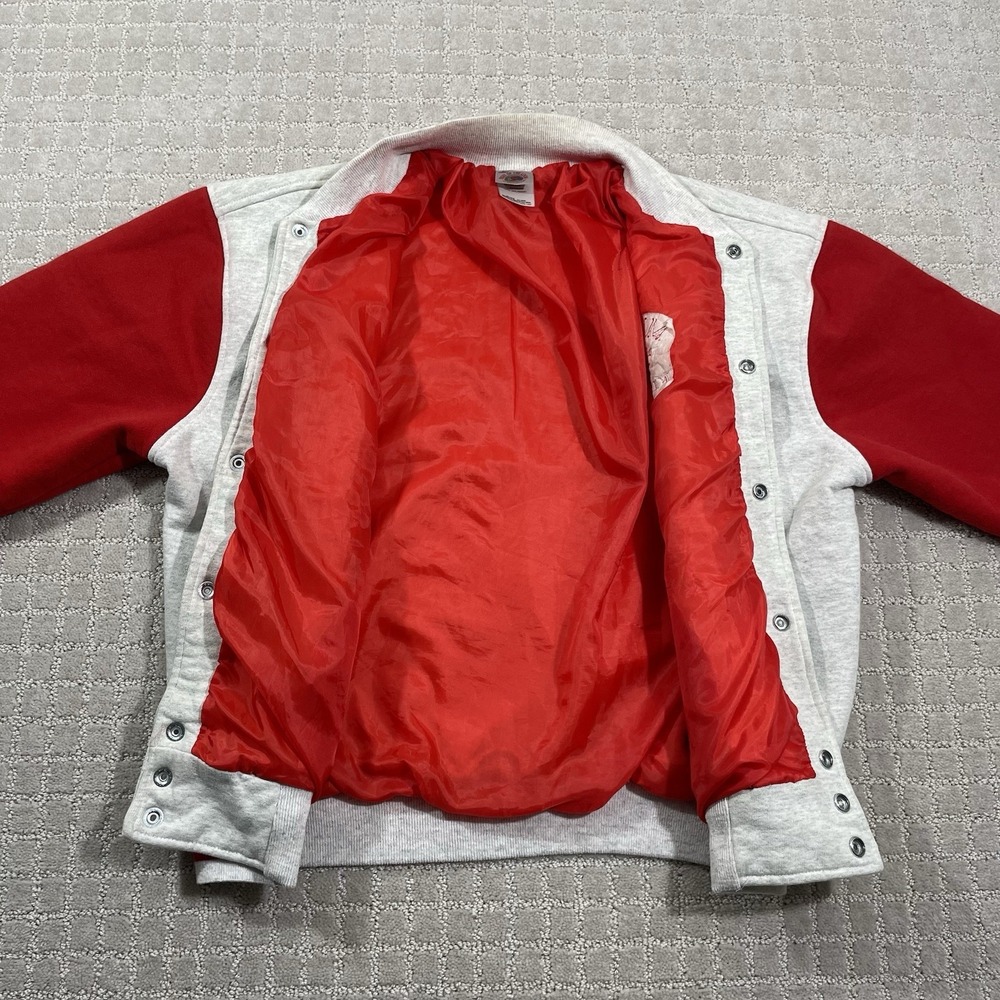 VTG 90s Mickey Mouse Florida Size Large Walt Disney Sweatshirt Varsity Jacket - Picture 5 of 8